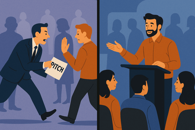 Founders earn trust by showing up in customer communities