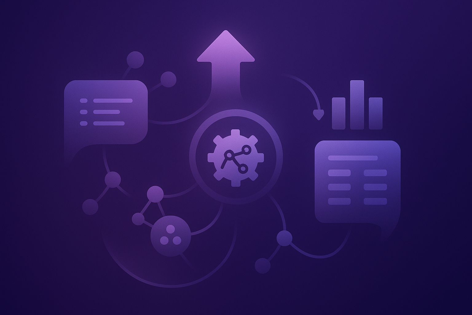 Agentic marketing content workflow visual summary