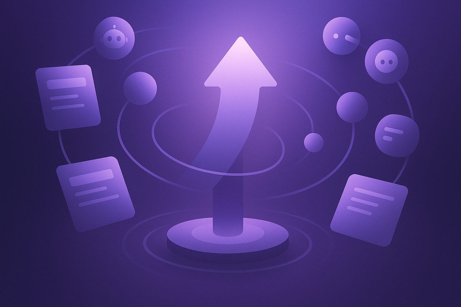 AI-driven content operations and growth workflow visual summary