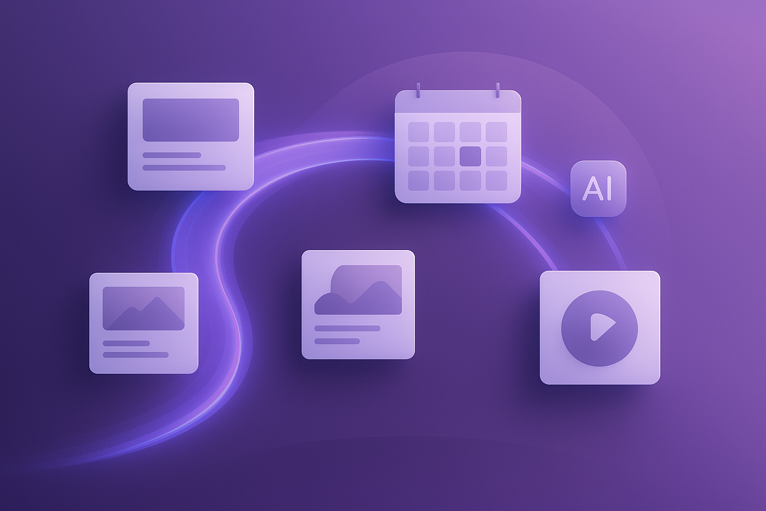 Agentic marketing lifecycle integration visual summary