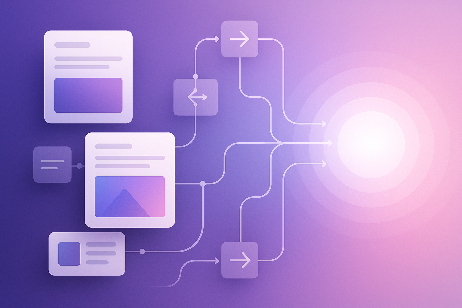 Agentic marketing content infrastructure visual summary