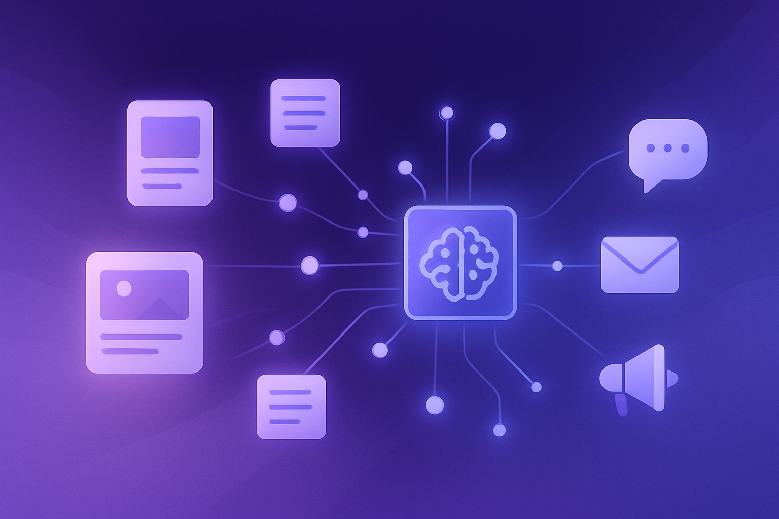 AI-driven content operations infrastructure visual summary