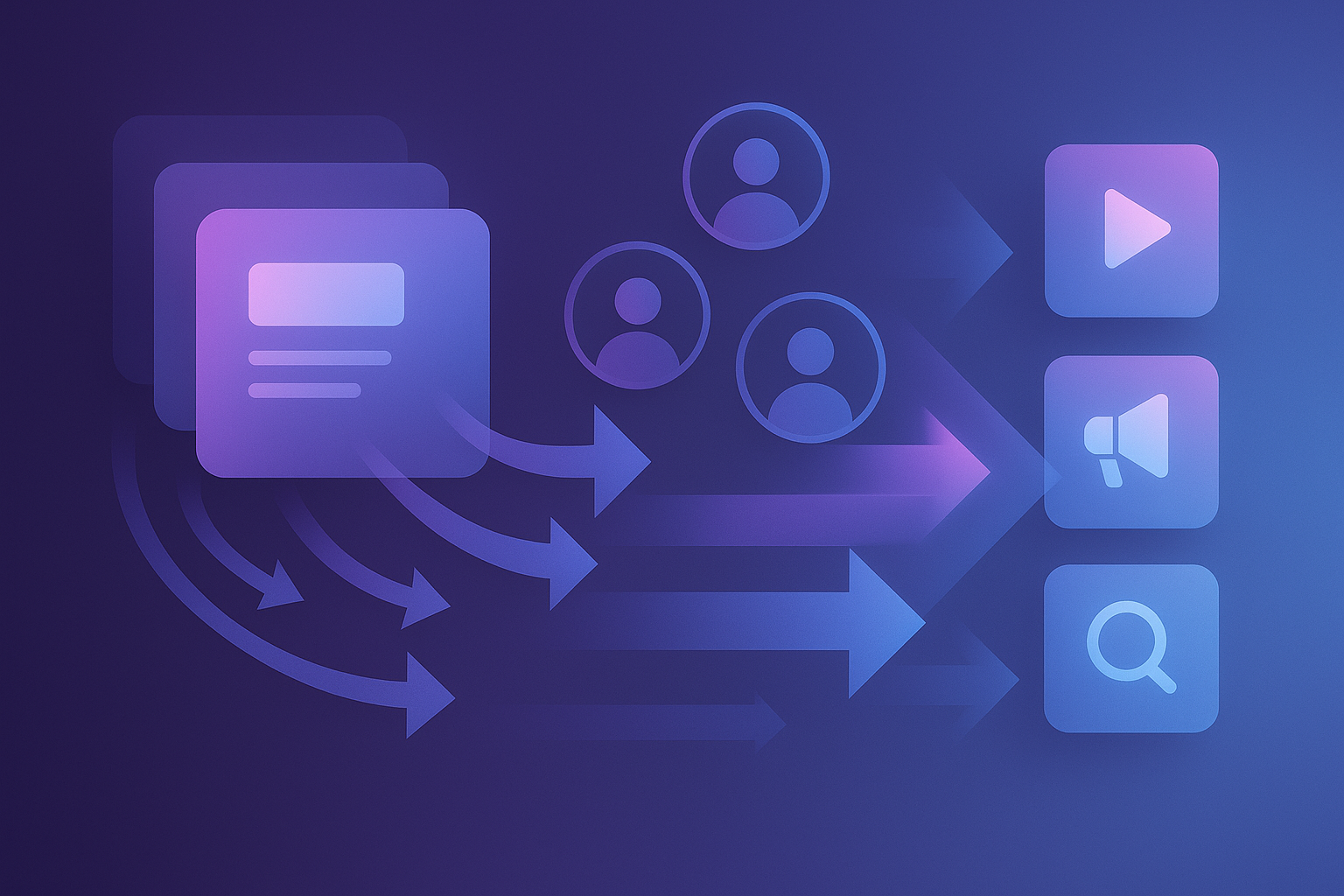 Agentic paid media content pipeline visual summary