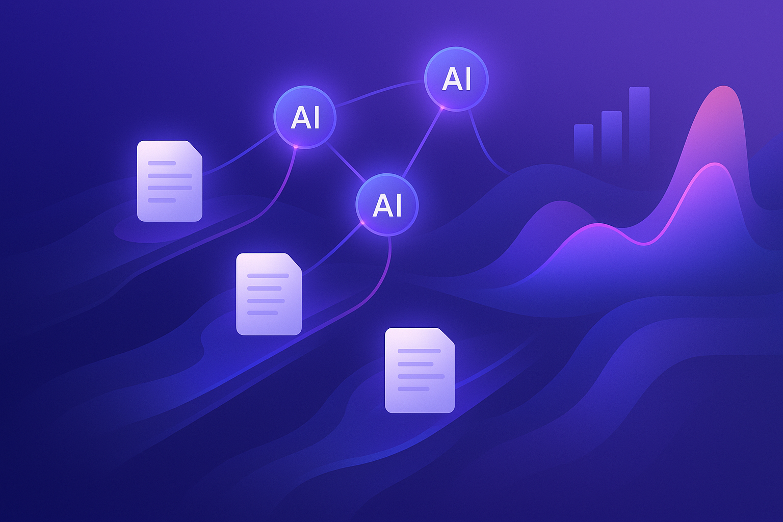 AI-driven content analytics workflow visual summary