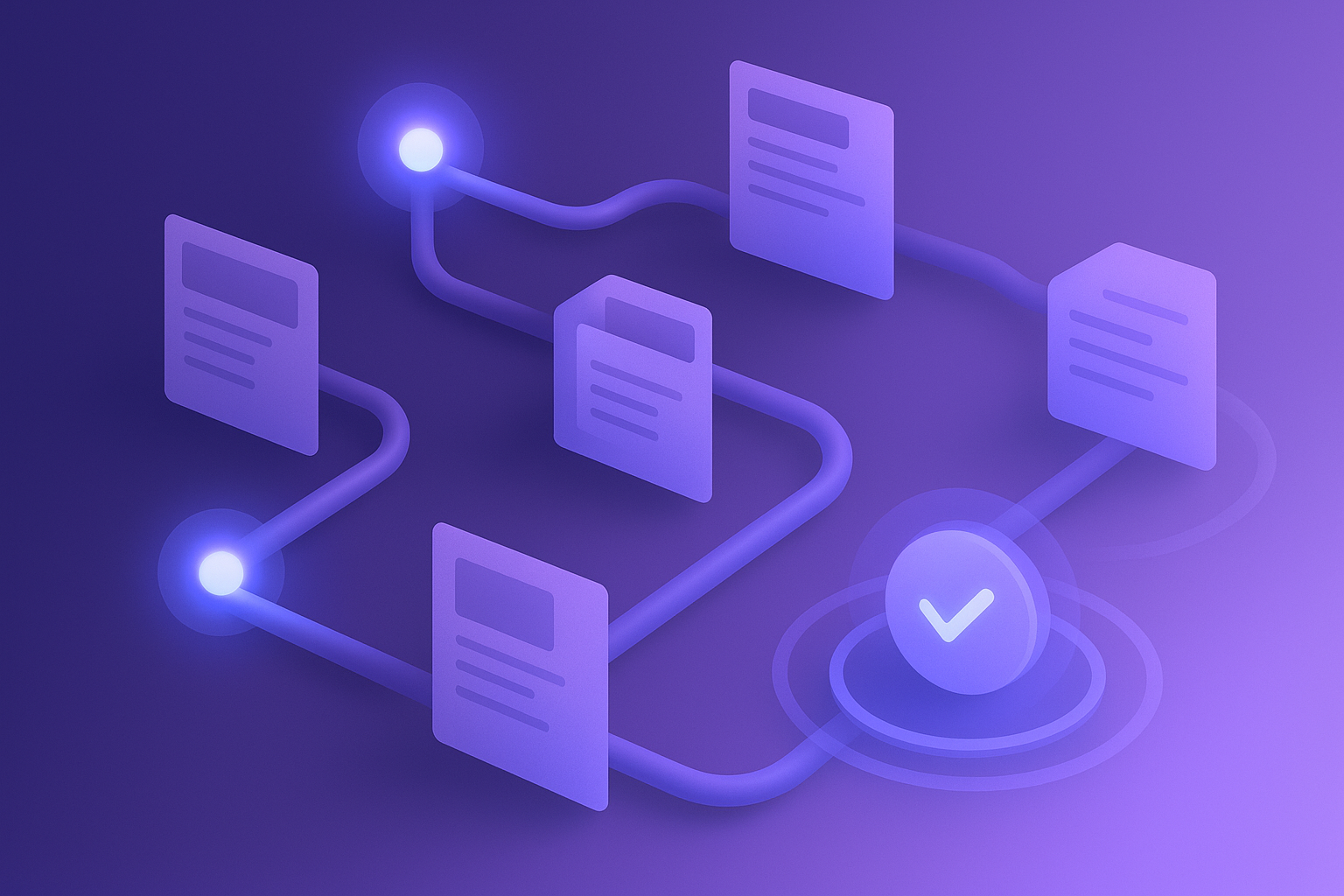 Governed AI content workflow visual summary
