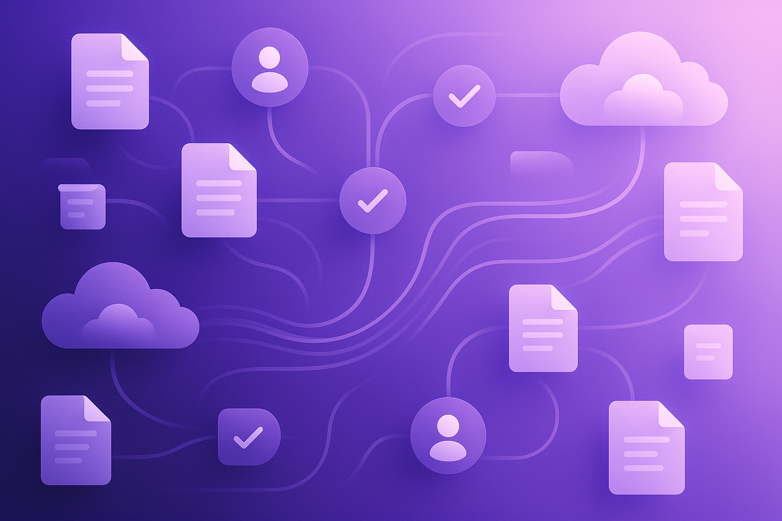Governed AI content migration visual summary