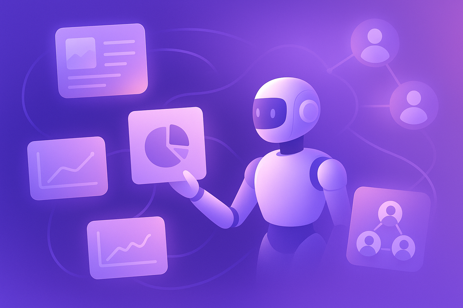 AI-driven marketing content workflow visual summary