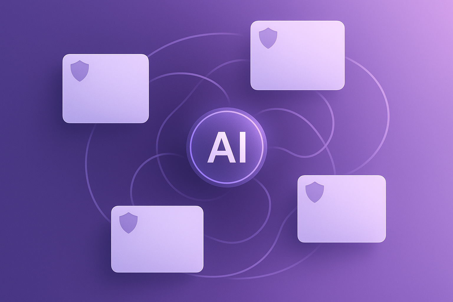 Governed AI content workflow visual summary