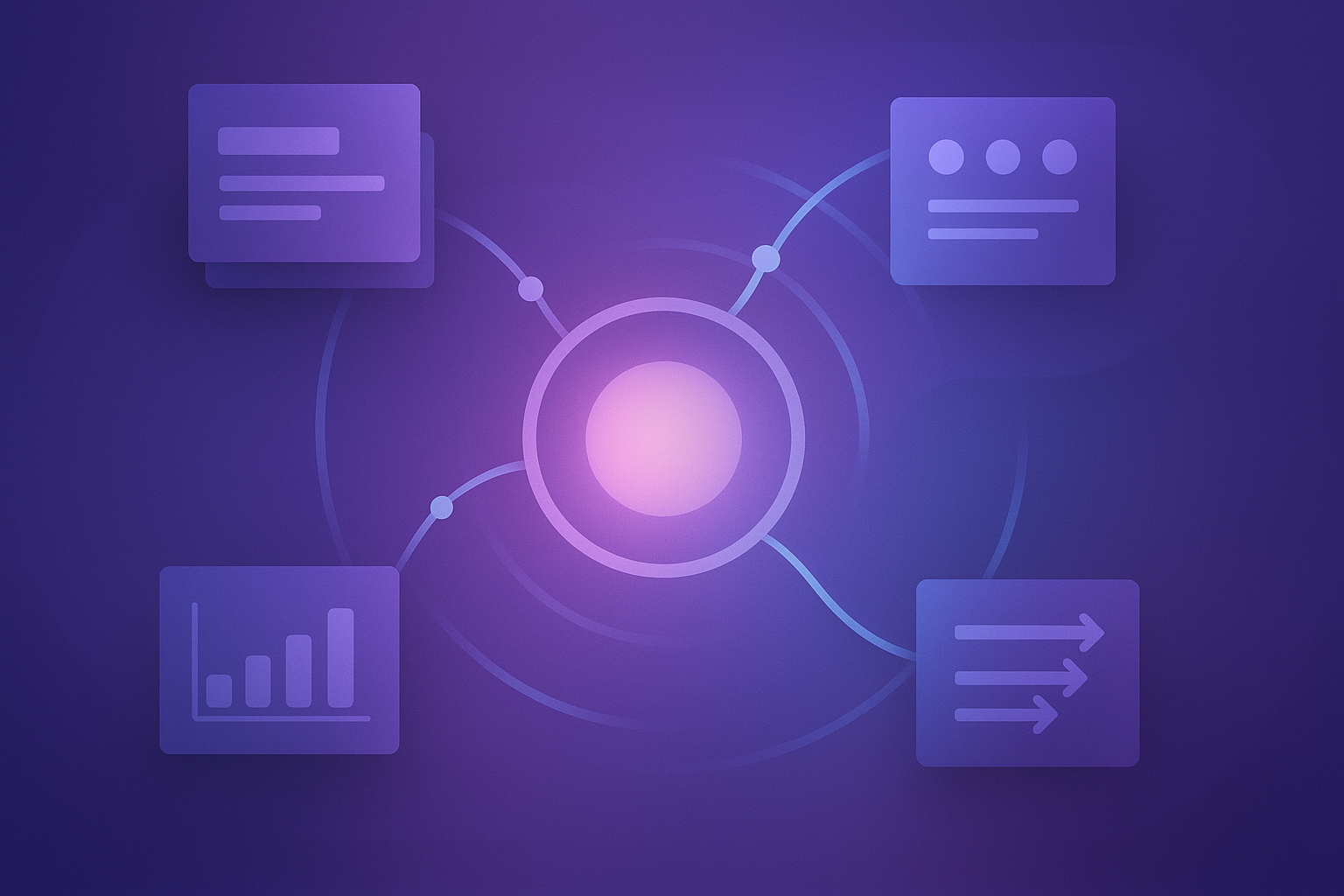 AI-powered marketing content architecture visual summary