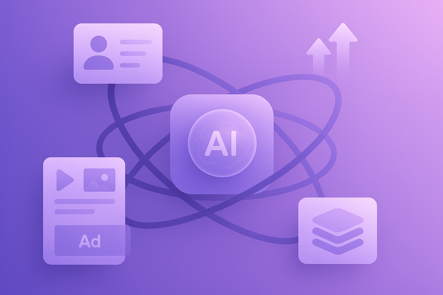 AI-driven paid media workflow visual summary