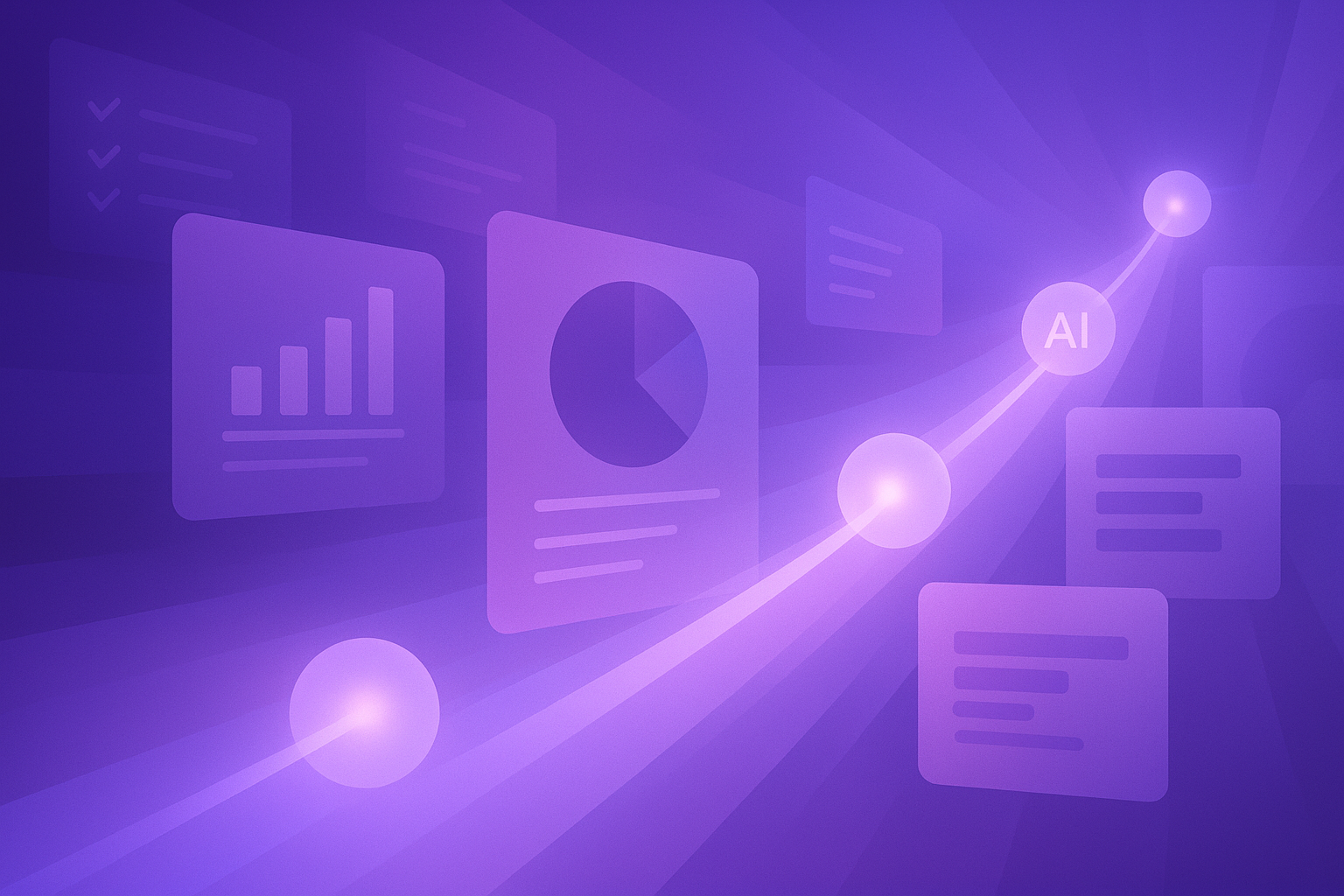 AI analytics visibility and content acceleration visual summary