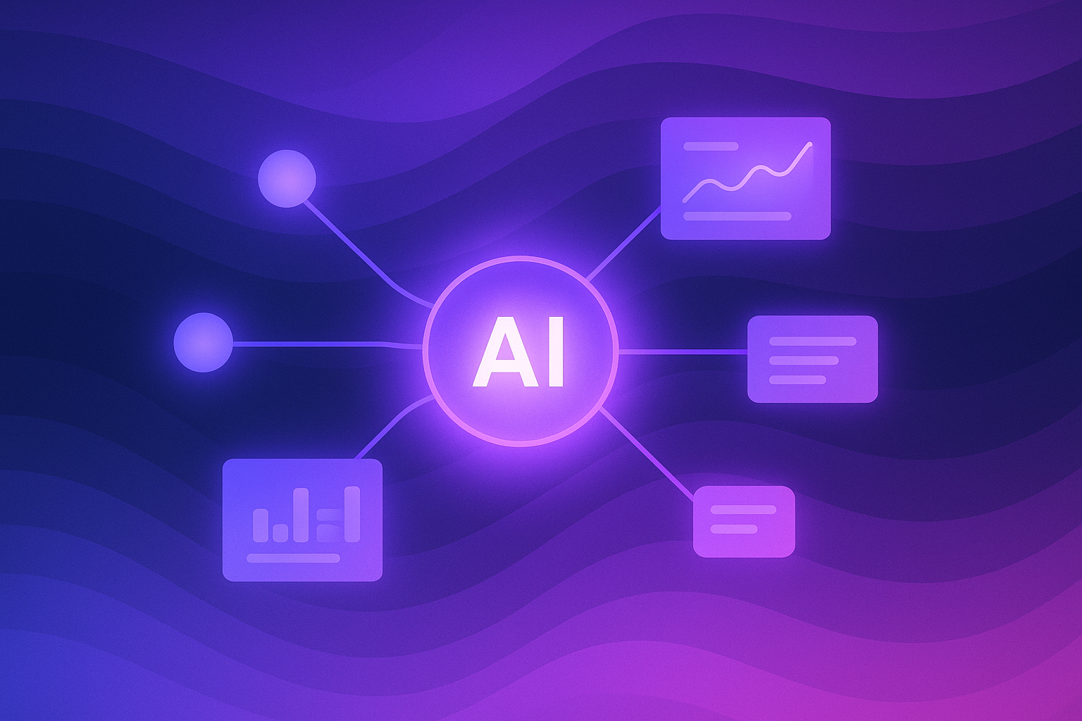 AI-powered analytics discovery and content acceleration visual summary