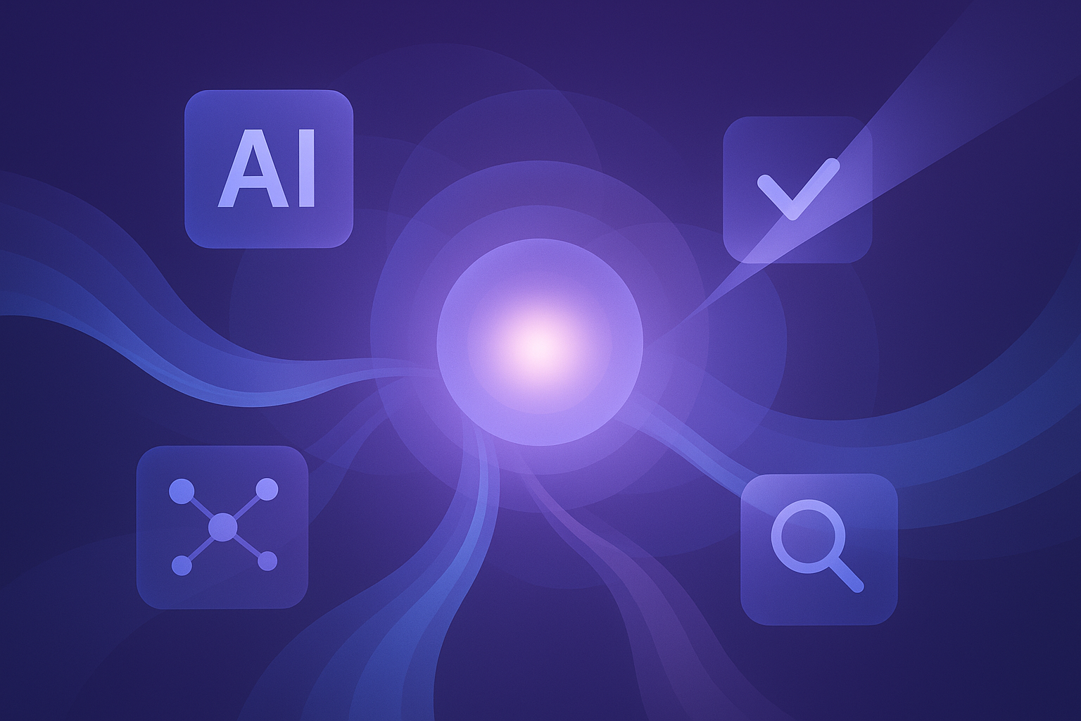 AI content discovery workflow visual summary