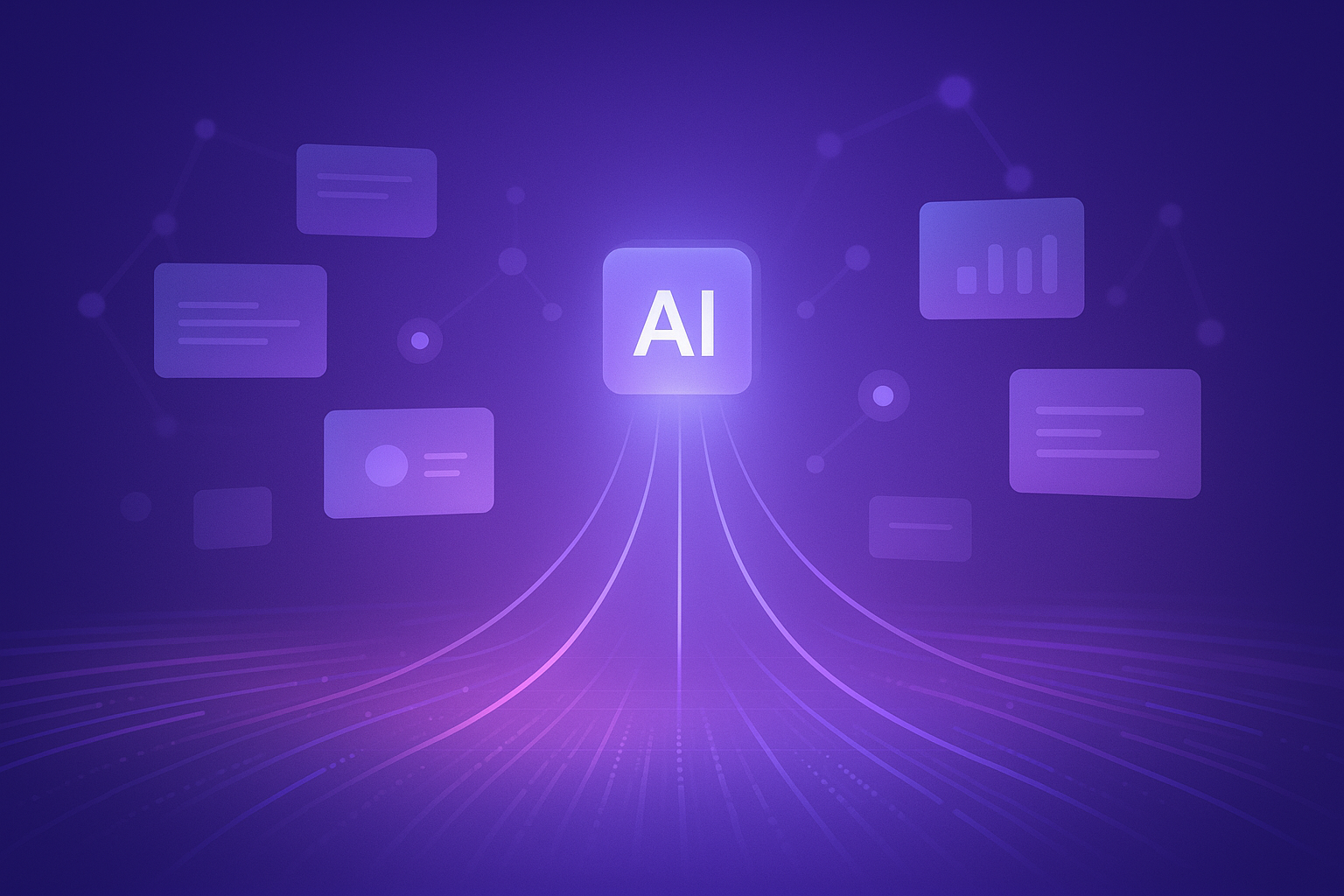 AI content discovery and measurement flow visual summary