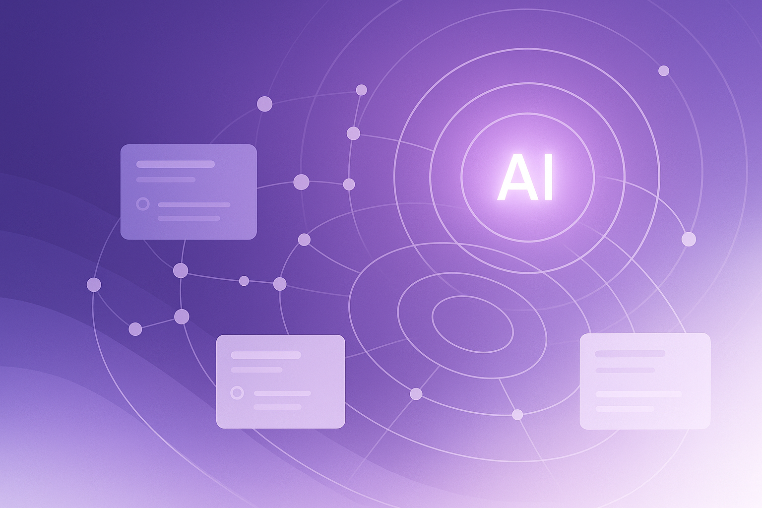 Governed AI content discovery pathways visual summary