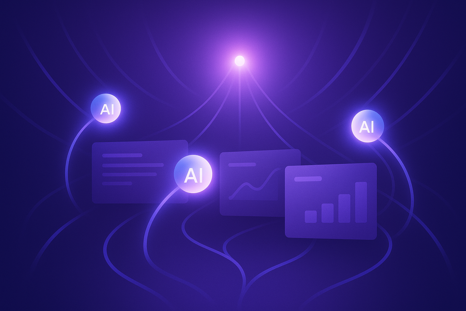 AI content discovery and ROI acceleration visual summary