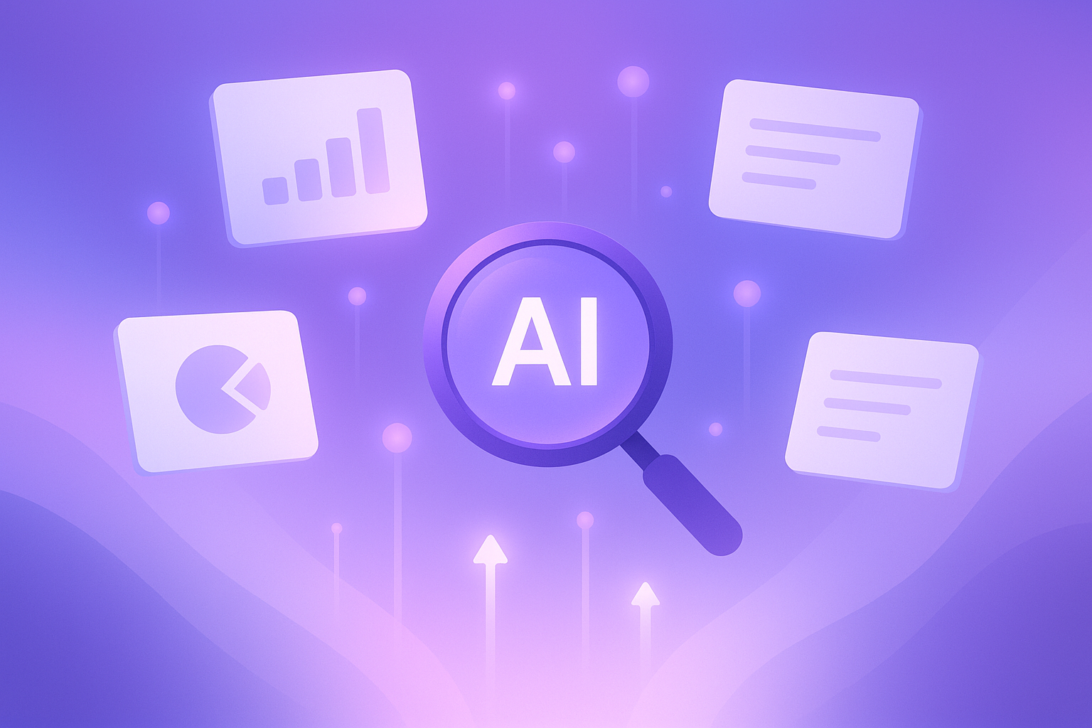 Enterprise AI content analytics visual summary