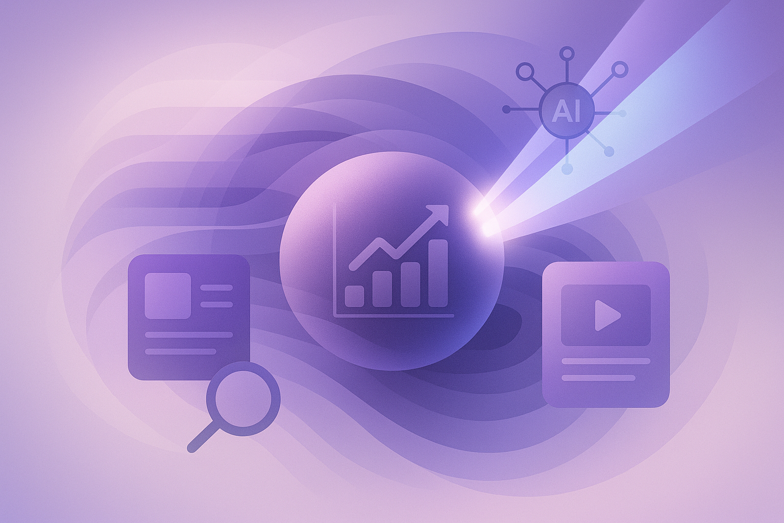 Enterprise marketing analytics and AI discovery signals visual summary