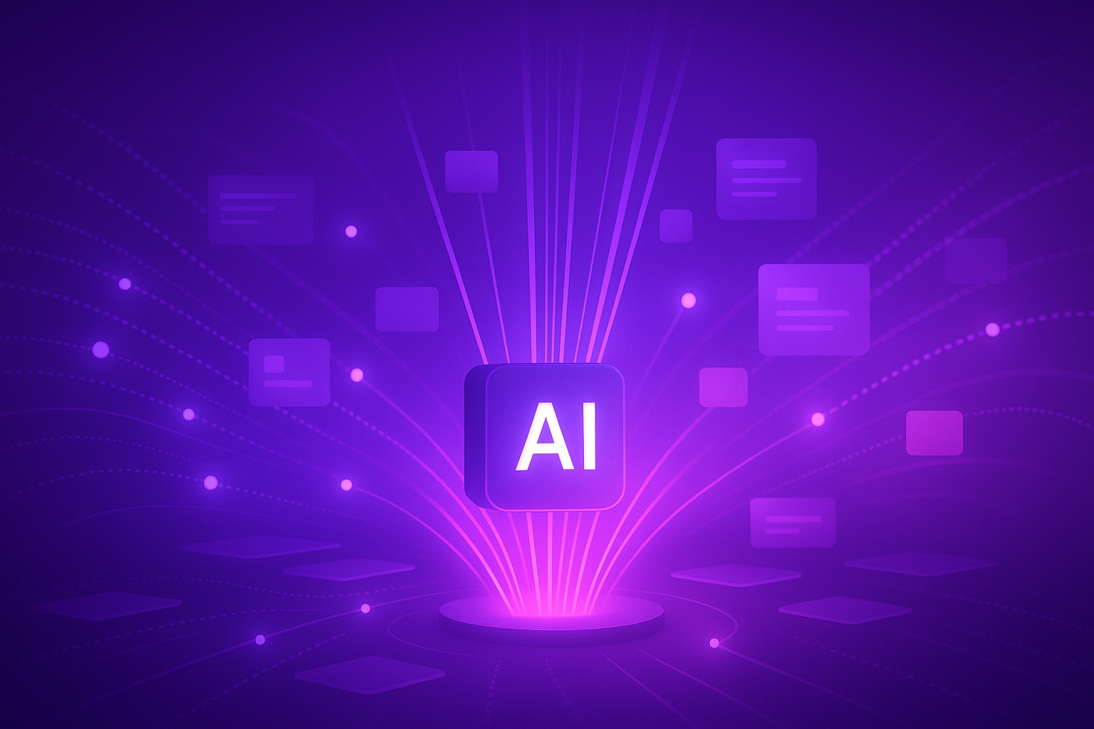 Enterprise AI visibility analytics visual summary