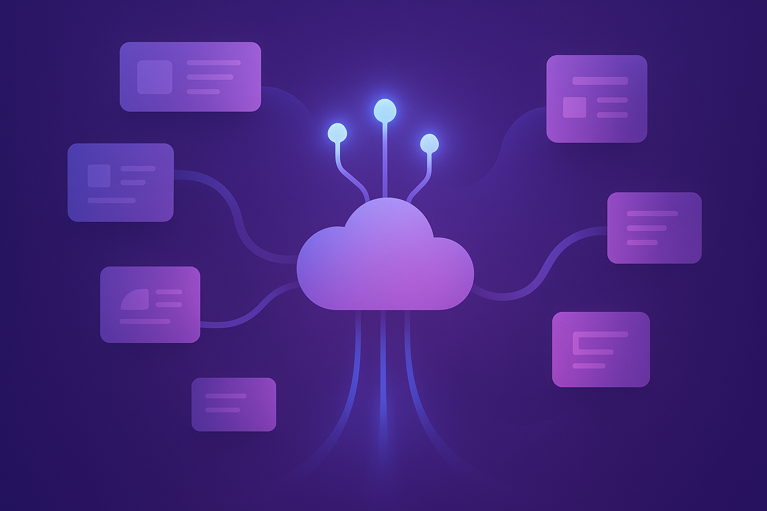 Enterprise AI content workflow visual summary