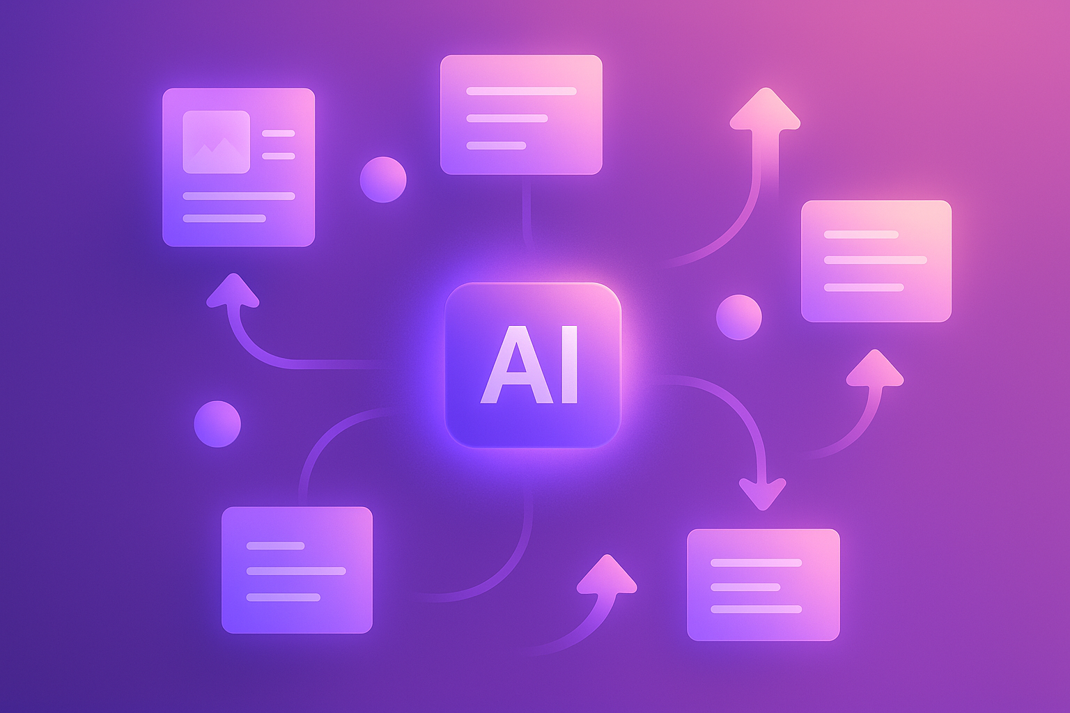 Enterprise marketing AI visibility and content velocity visual summary