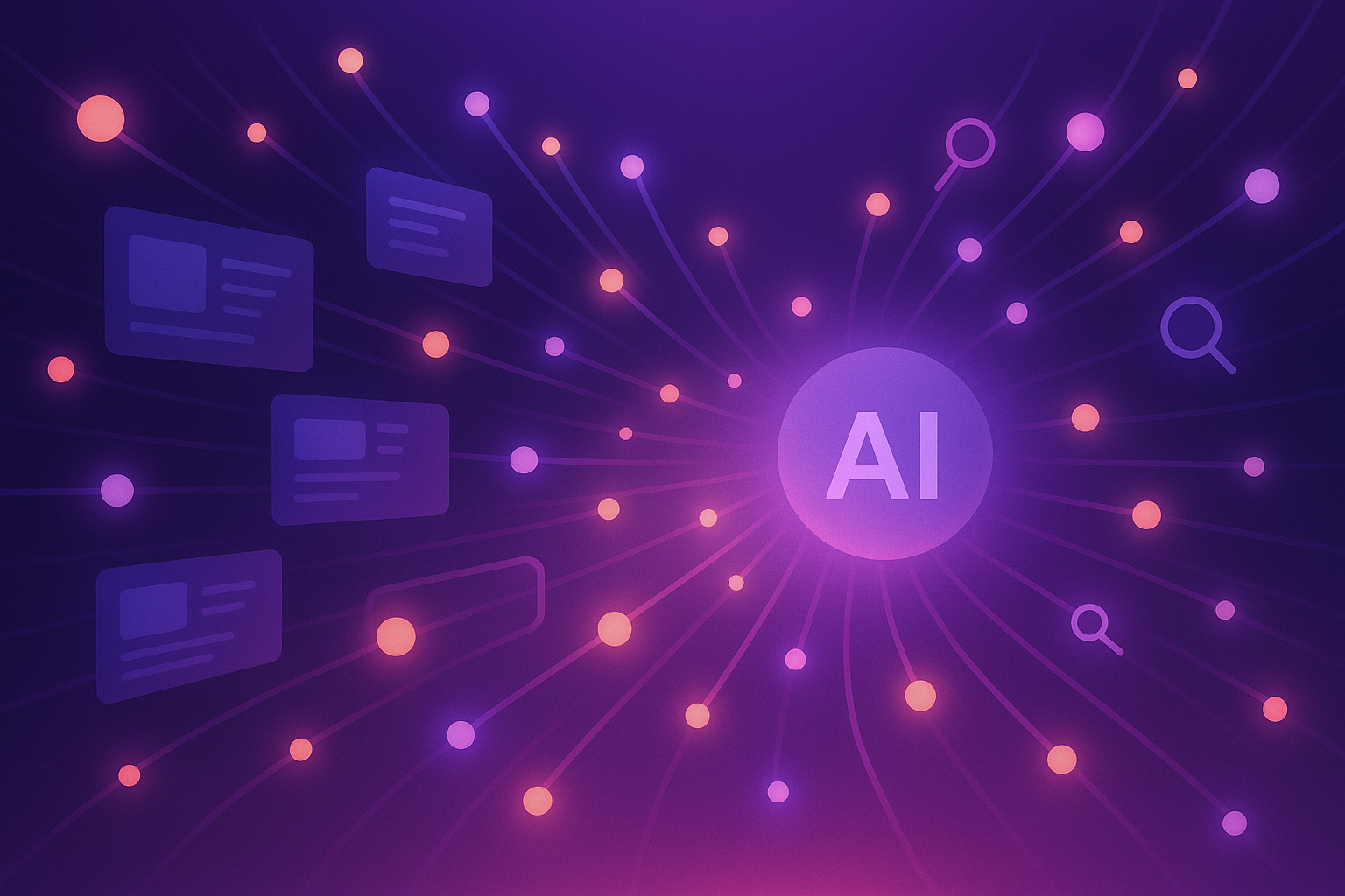 AI content discovery workflow visual summary