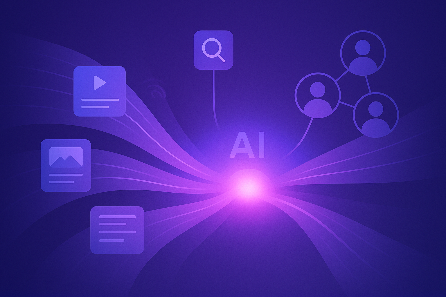 Enterprise AI content discovery visual summary