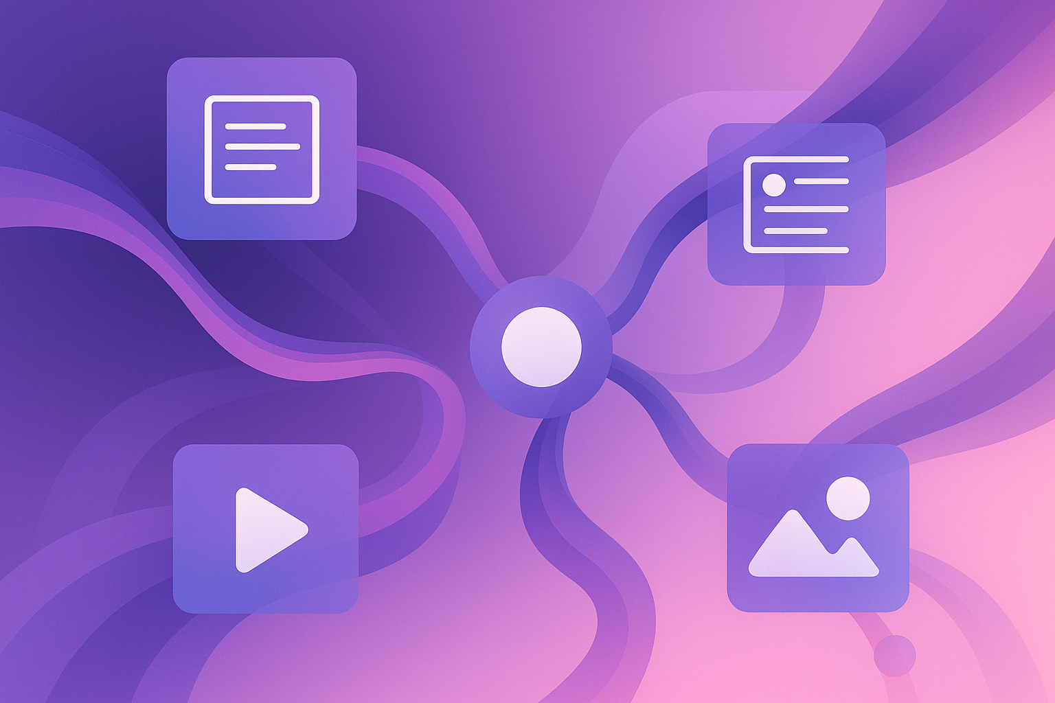 Enterprise AI marketing workflow visual summary