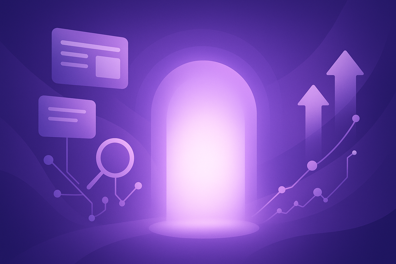 AI content growth and discovery visual summary