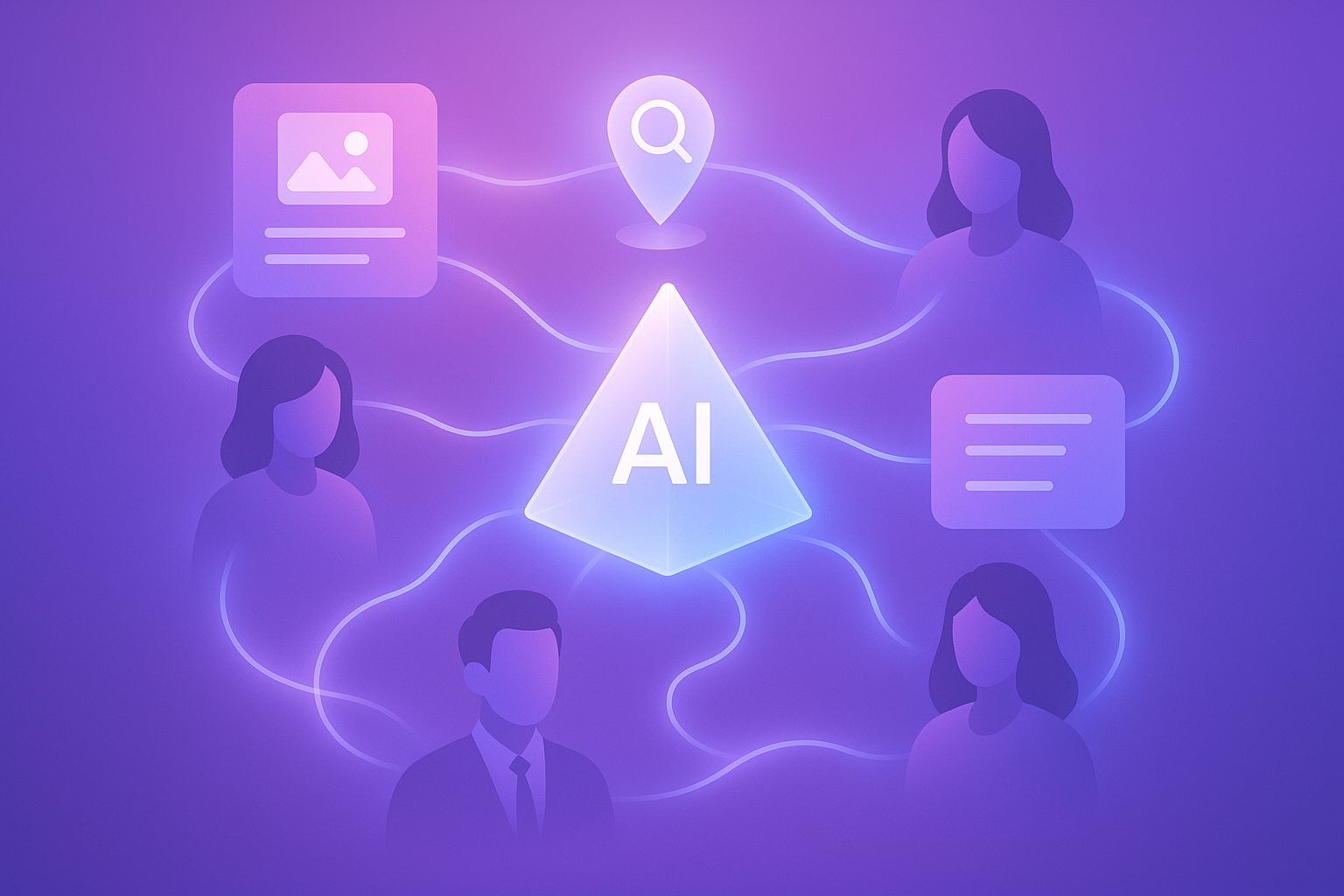 AI-driven content discovery and marketing acceleration visual summary