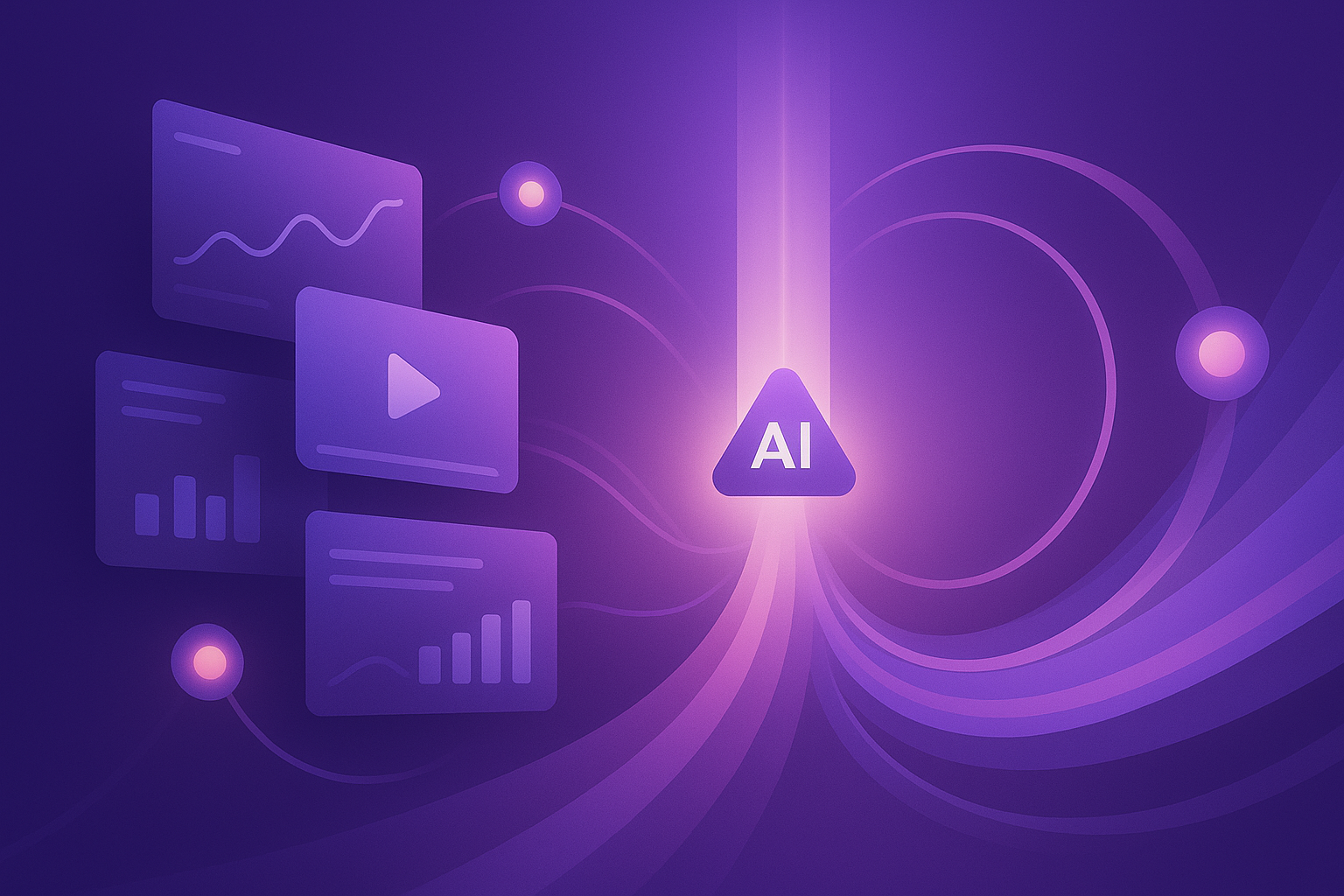 AI discovery pathways and marketing ROI visual summary
