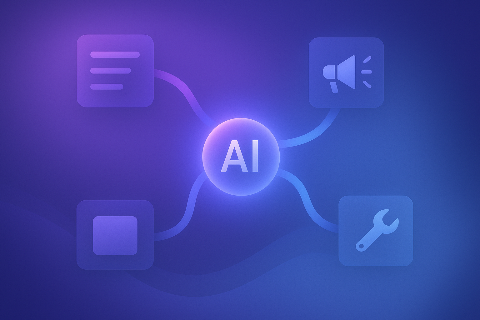 AI discovery and paid media workflow visual summary