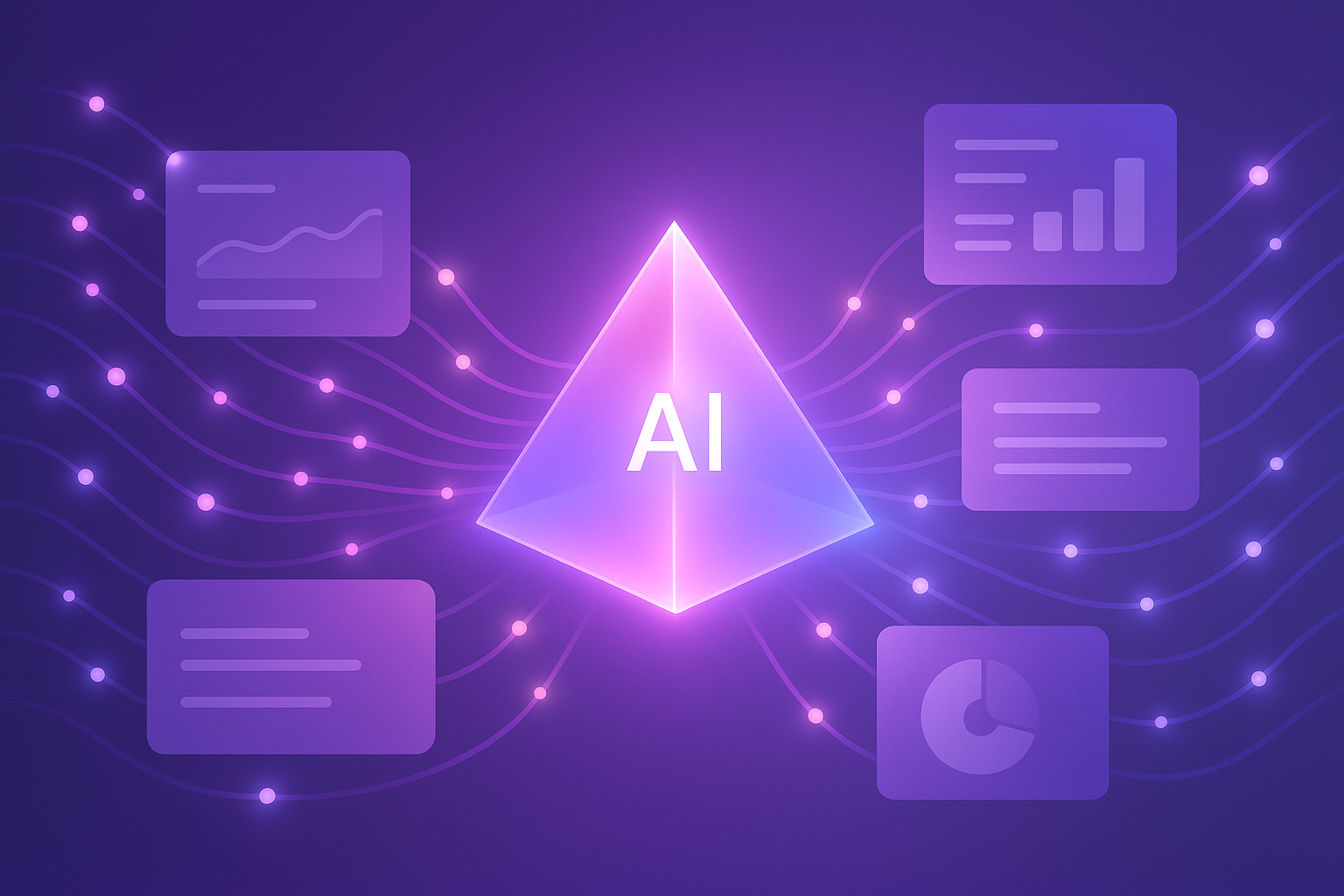 AI analytics and content discovery visual summary