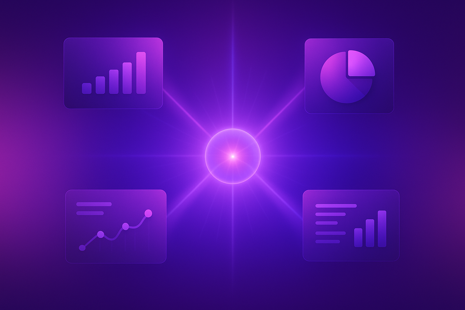 AI analytics and content discovery visual summary