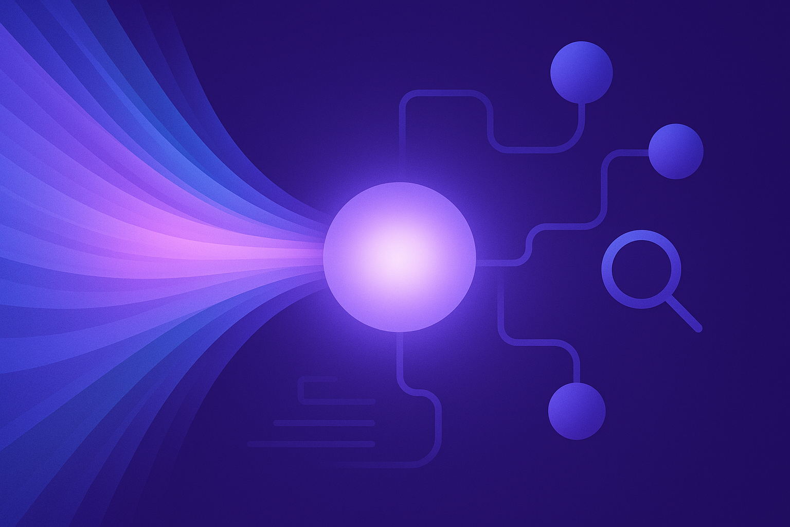 Governed AI content discovery workflow visual summary
