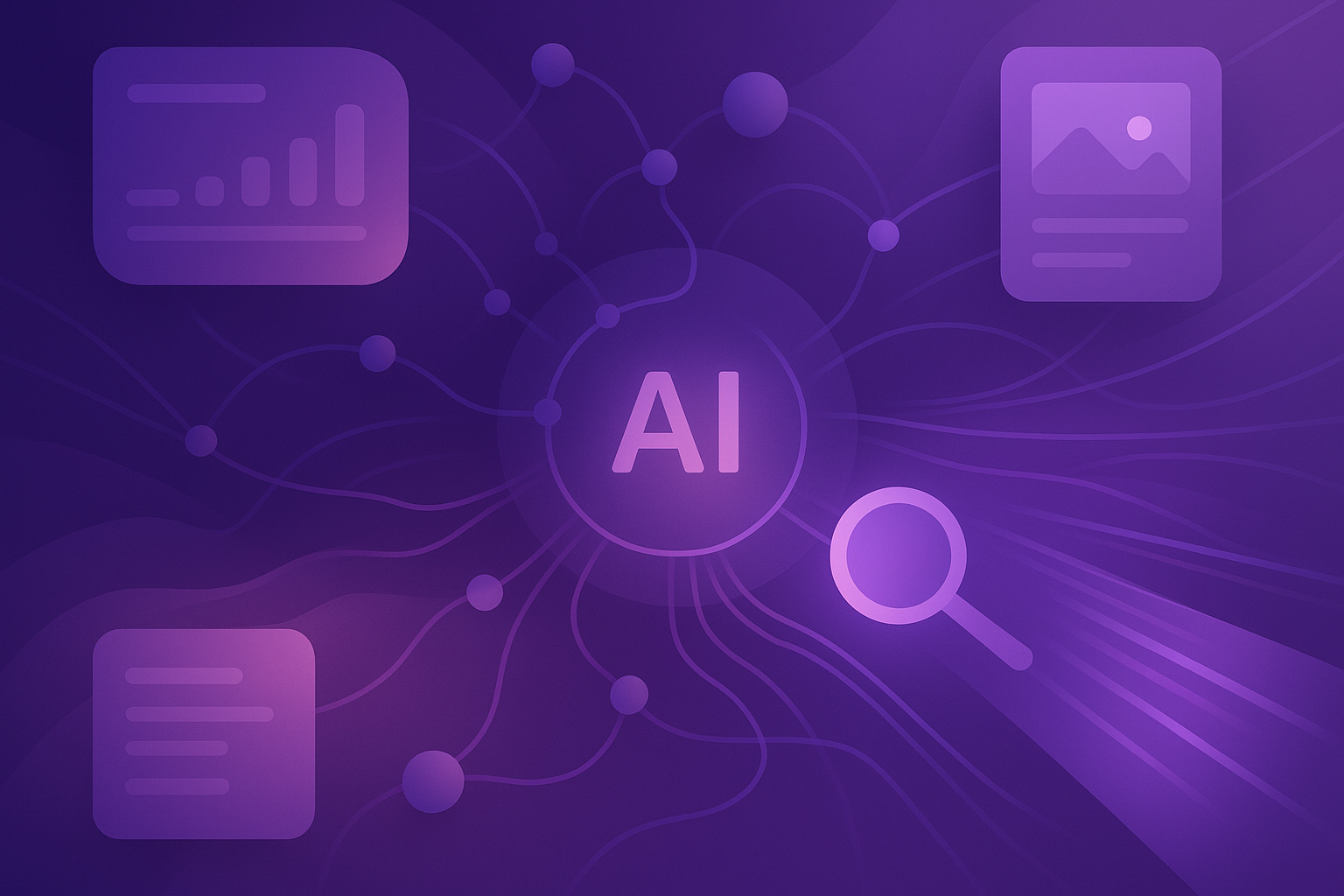 AI content discovery workflow visual summary
