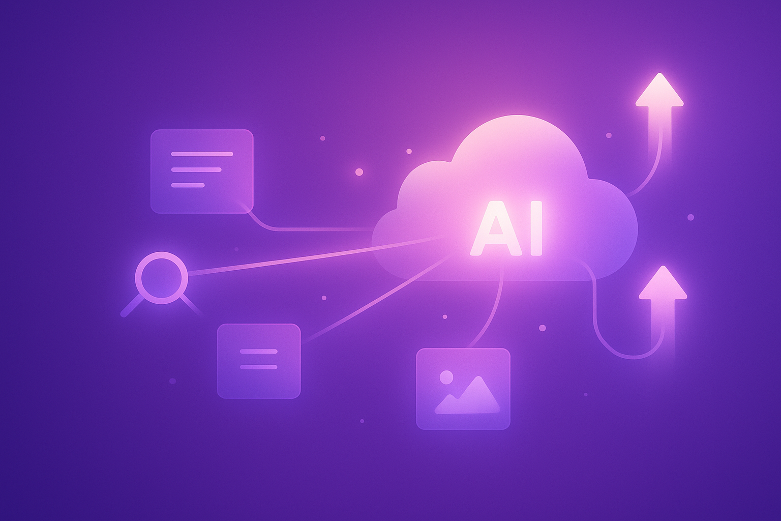 AI content migration and discovery growth visual summary