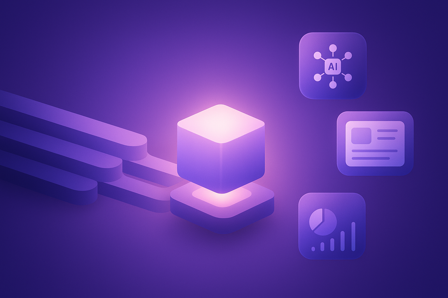 AI analytics architecture workflow visual summary