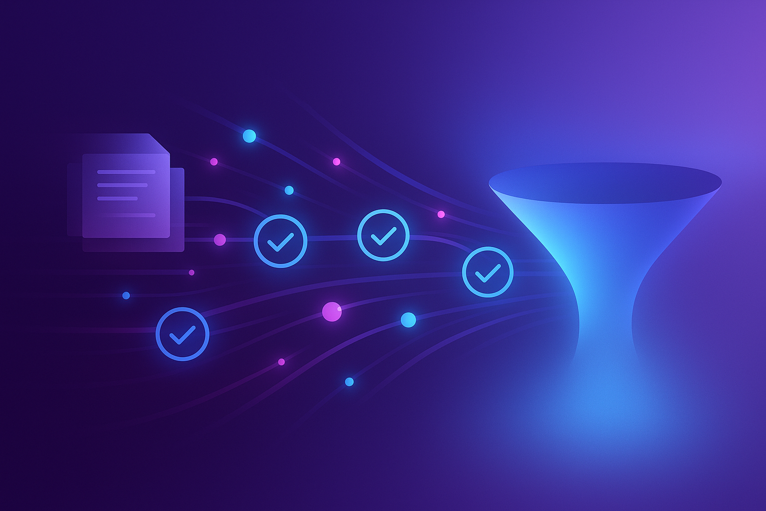 Content pipeline diagnostics and validation visual summary