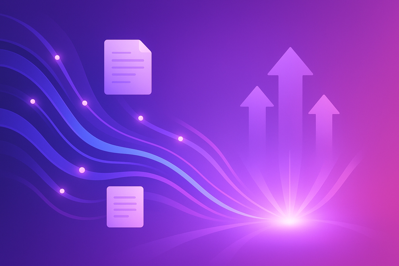 AI content growth workflow visual summary