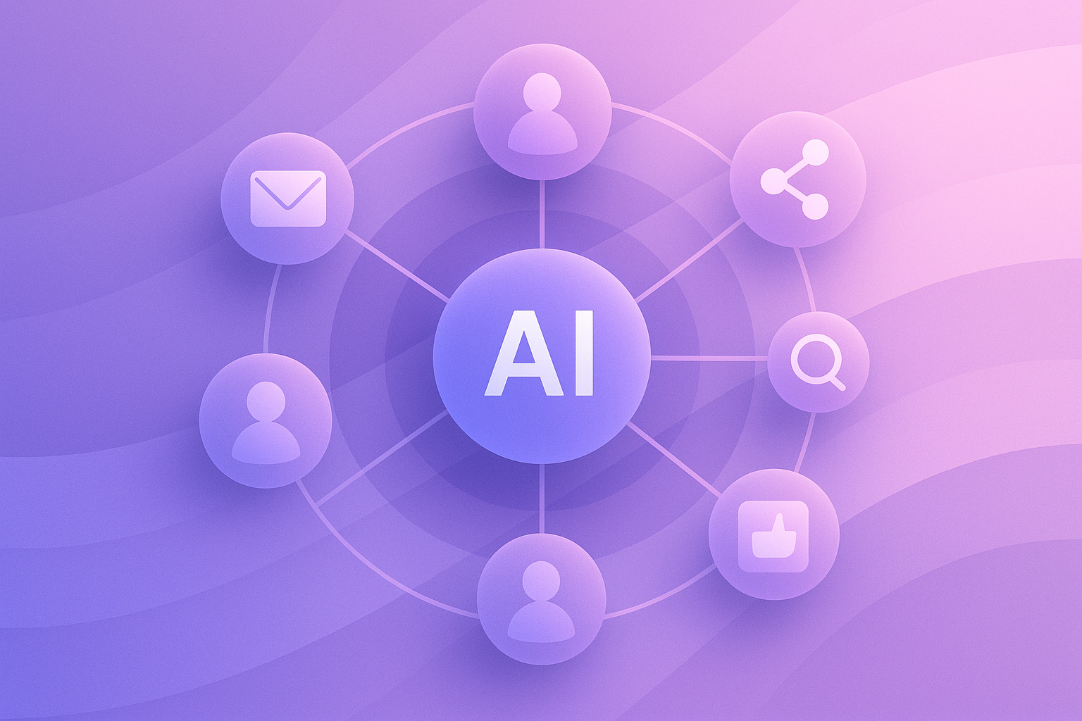 Cross-channel marketing AI coordination visual summary