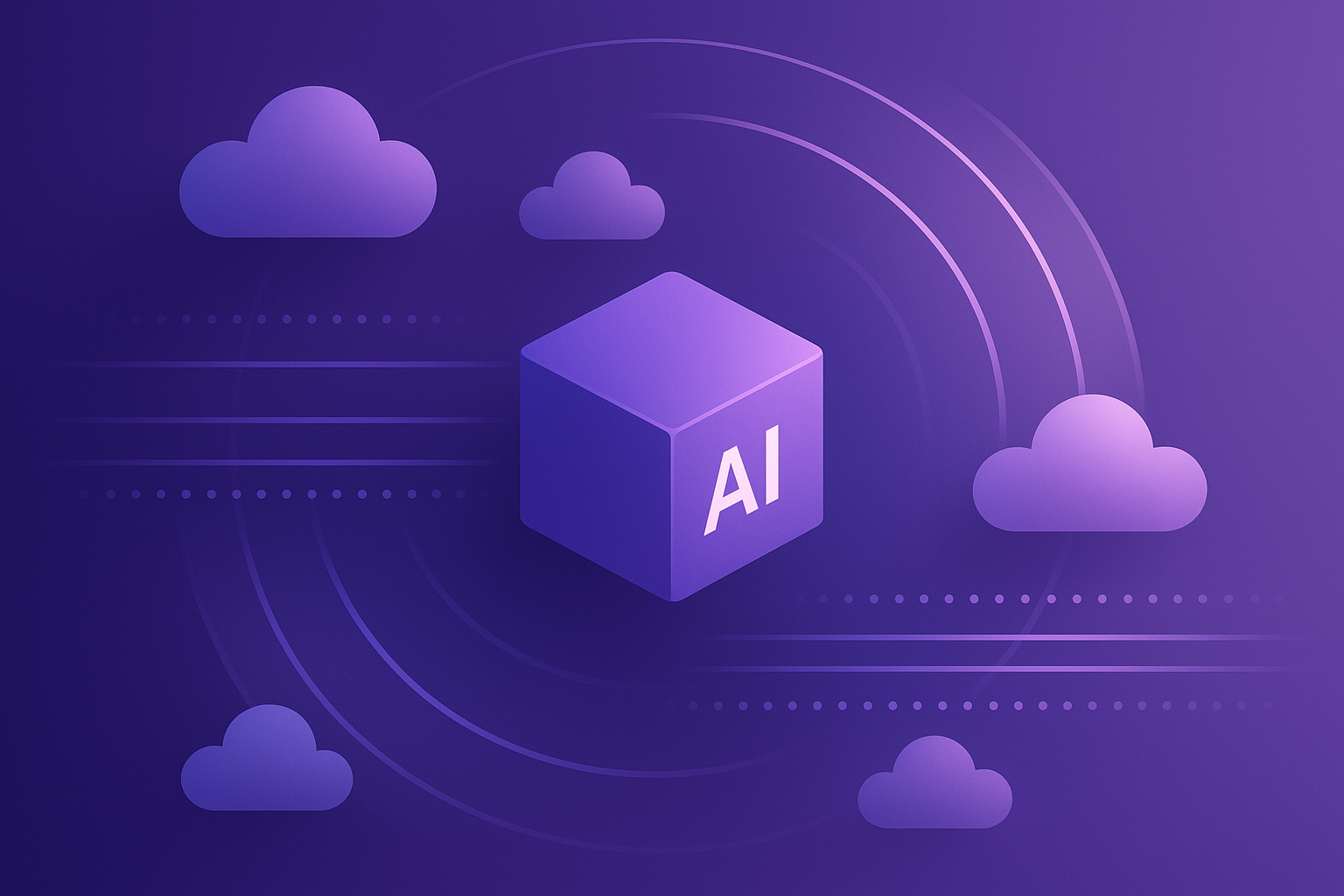 AI-powered marketing infrastructure and data flow visual summary
