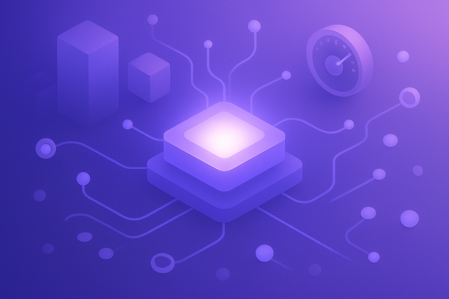 Optimization architecture with layered AI pathways visual summary