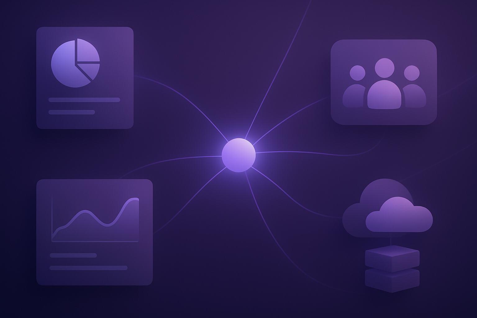 Connected marketing AI systems visual summary