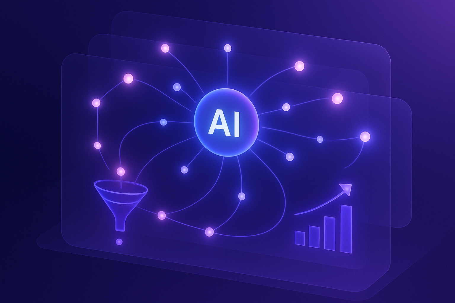 AI-driven acquisition infrastructure visual summary