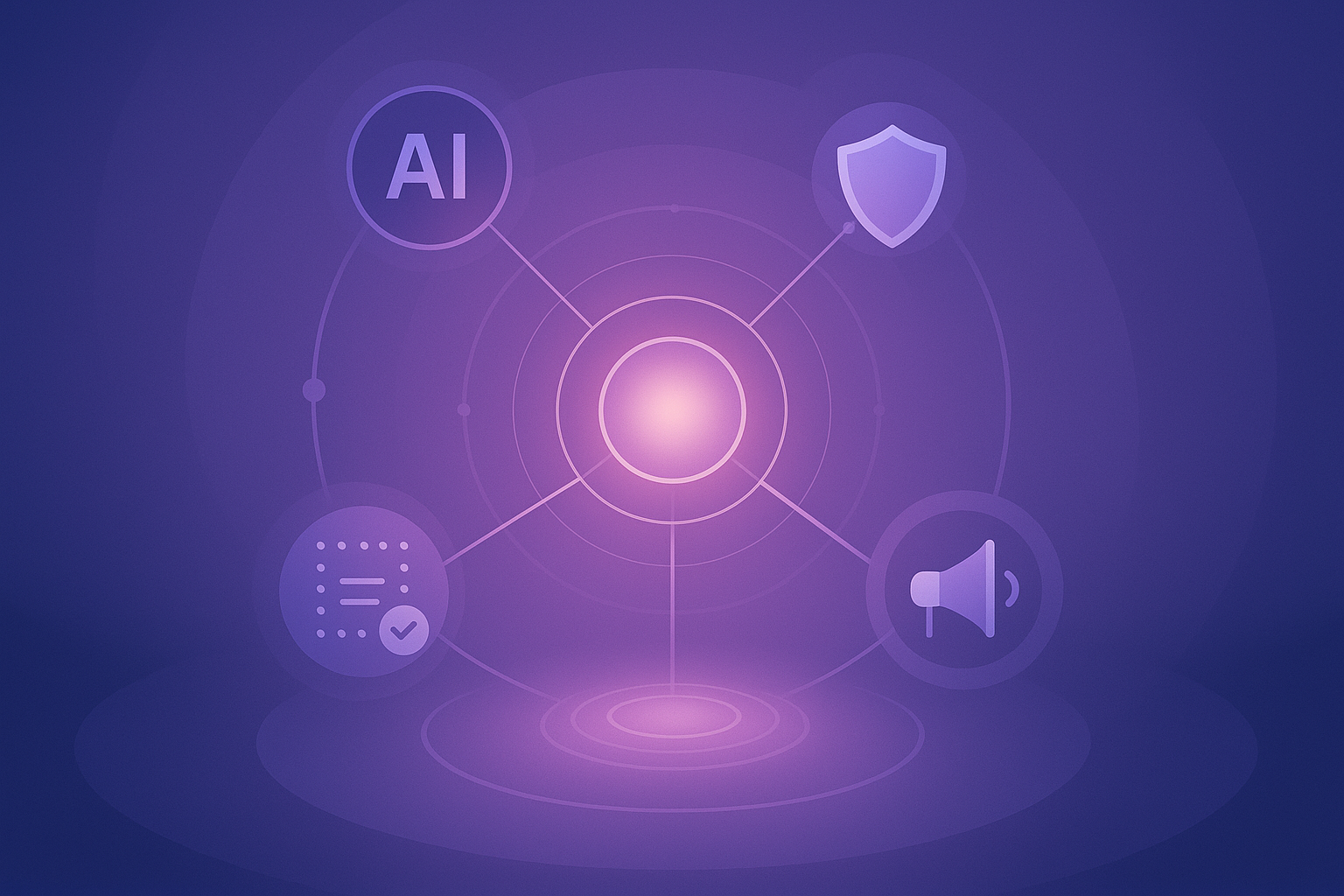 Governed marketing AI agents and analytics visual summary