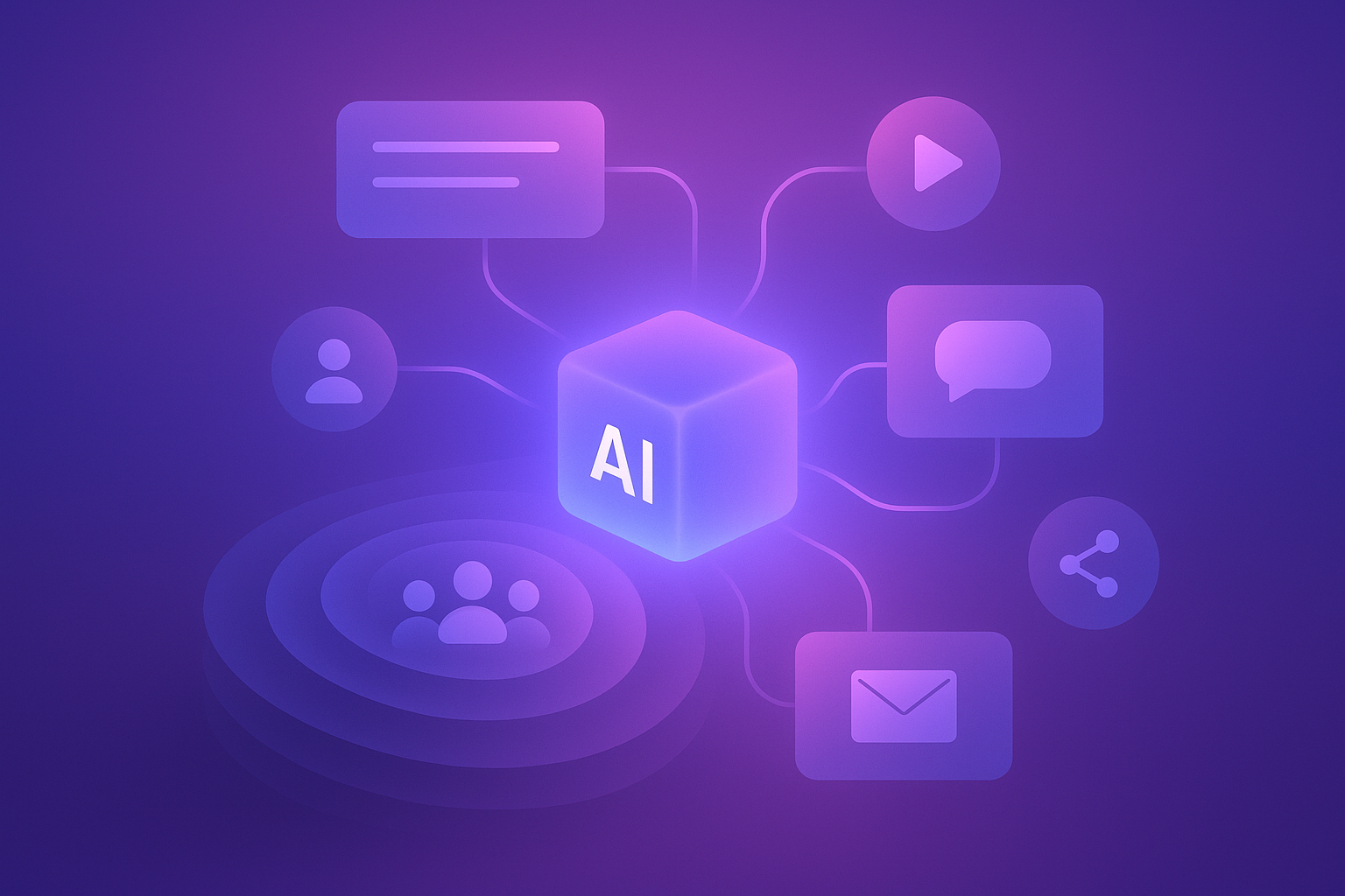 Private AI audience and journey prioritization visual summary