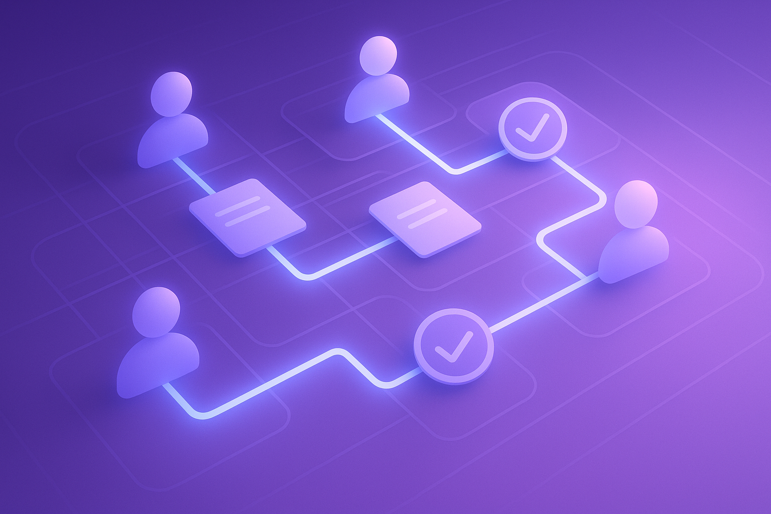 Human review workflow visual summary