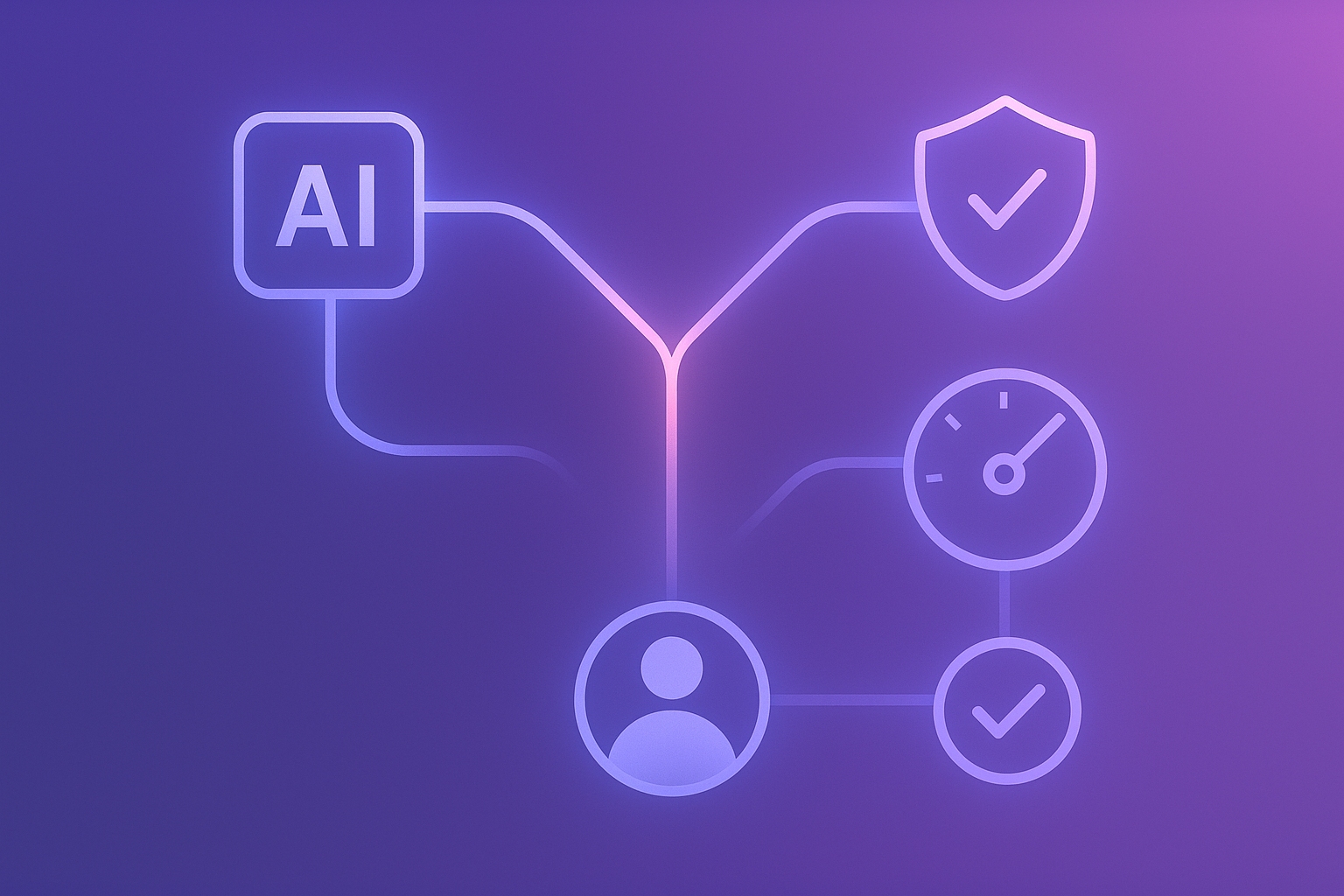 Risk-based AI workflow review visual summary
